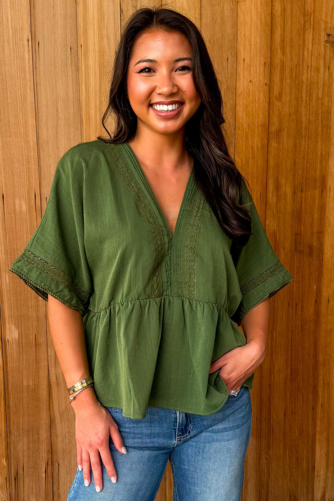 All for You Top- Olive