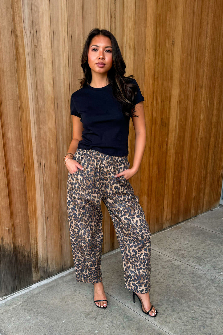 Leave your Mark Leopard Pull on Pant