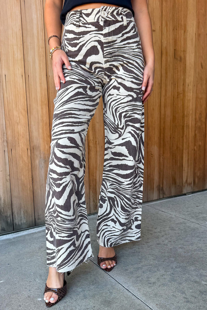 Feeling Wild Zebra Pants