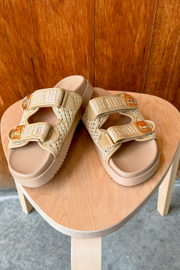 Sunny Days Raffia Slide