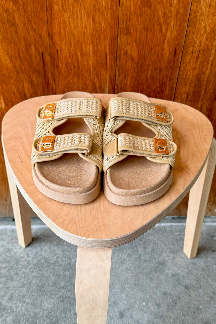 Sunny Days Raffia Slide