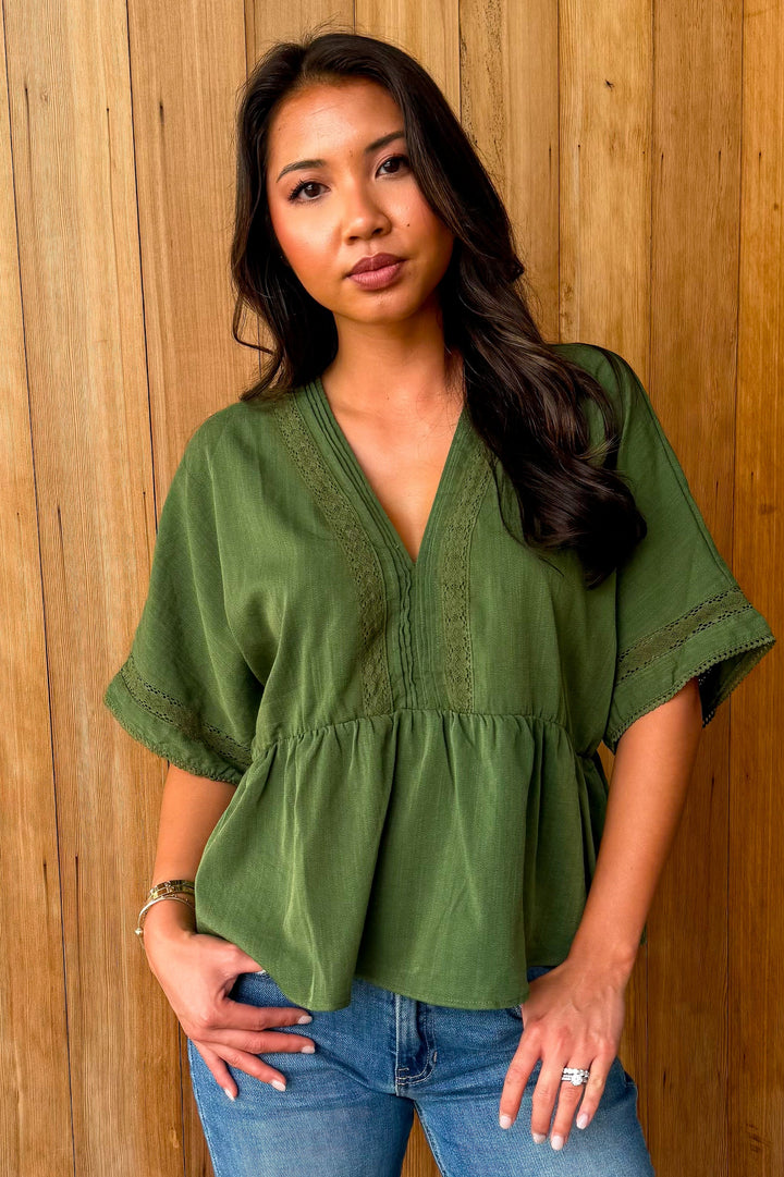 All for You Top- Olive
