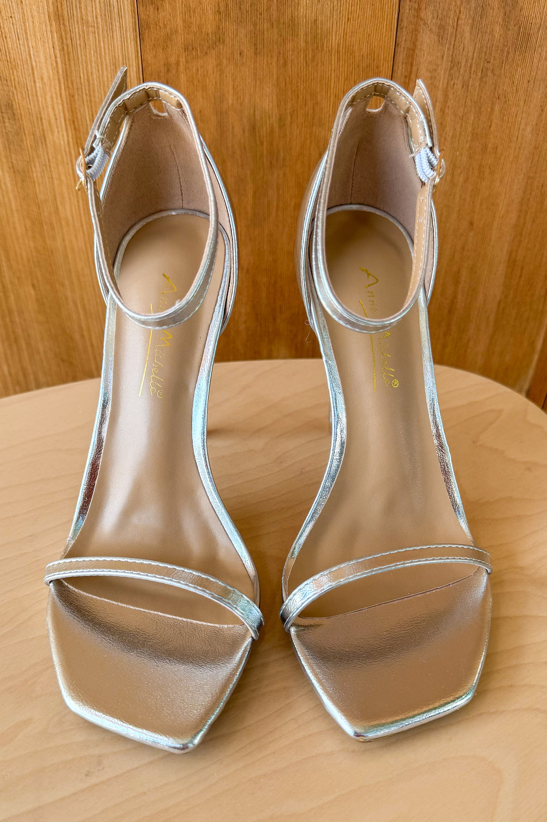 Tread Lightly Silver Metallic Heel