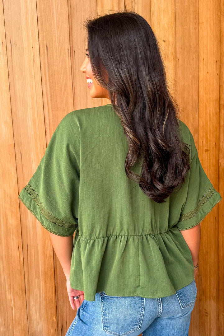 All for You Top- Olive