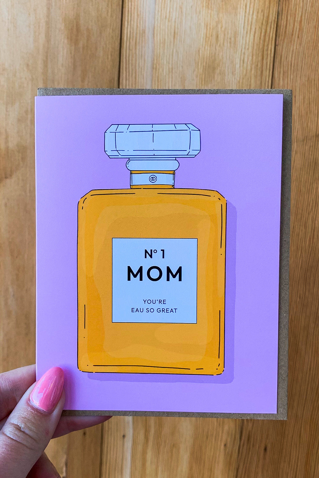 Mom Perfume Mother's Day Card