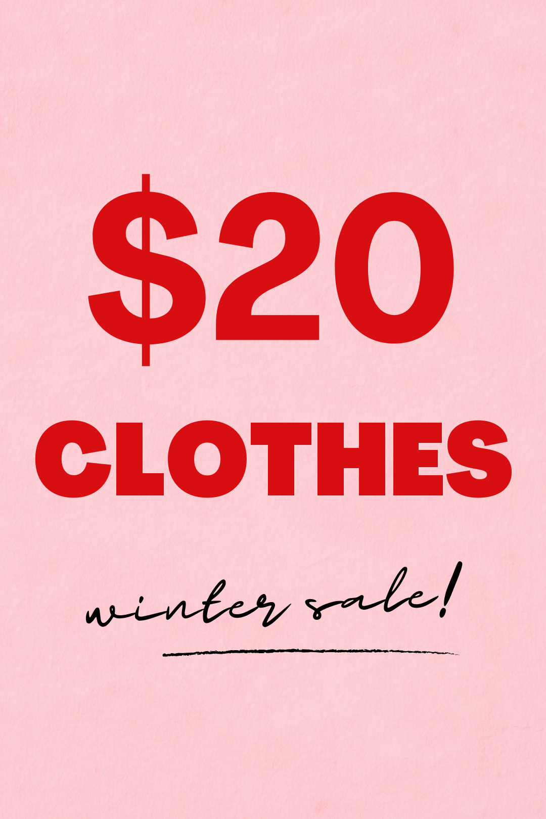 $20 CLOTHES