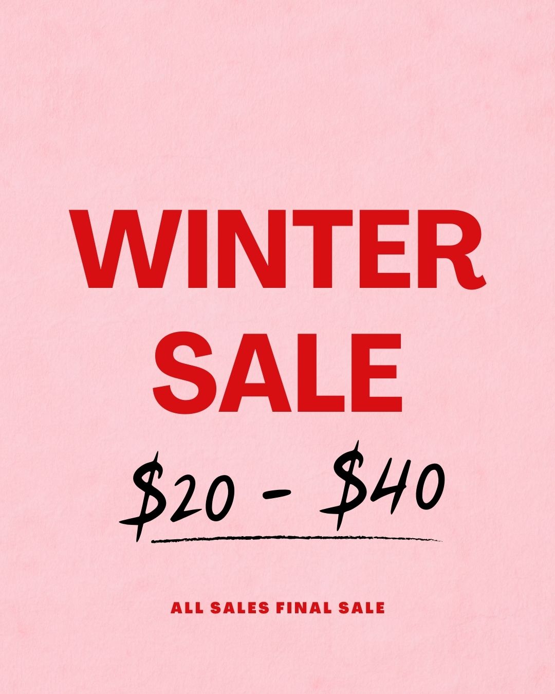 WINTER SALE