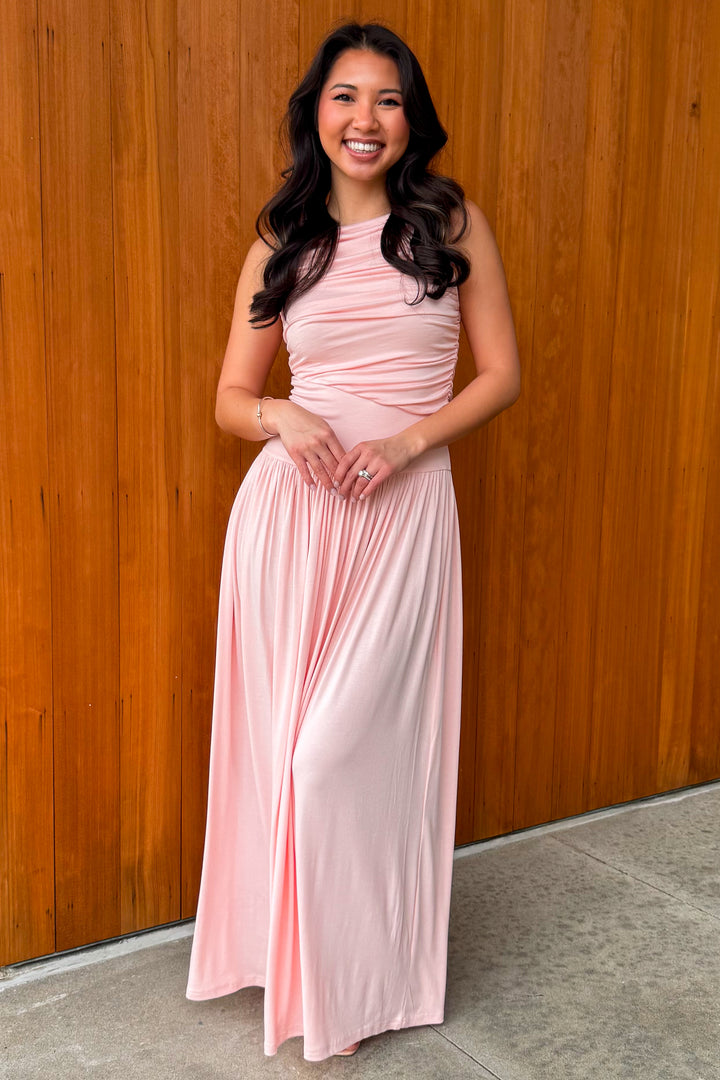 You know Me Maxi Dress - Blush