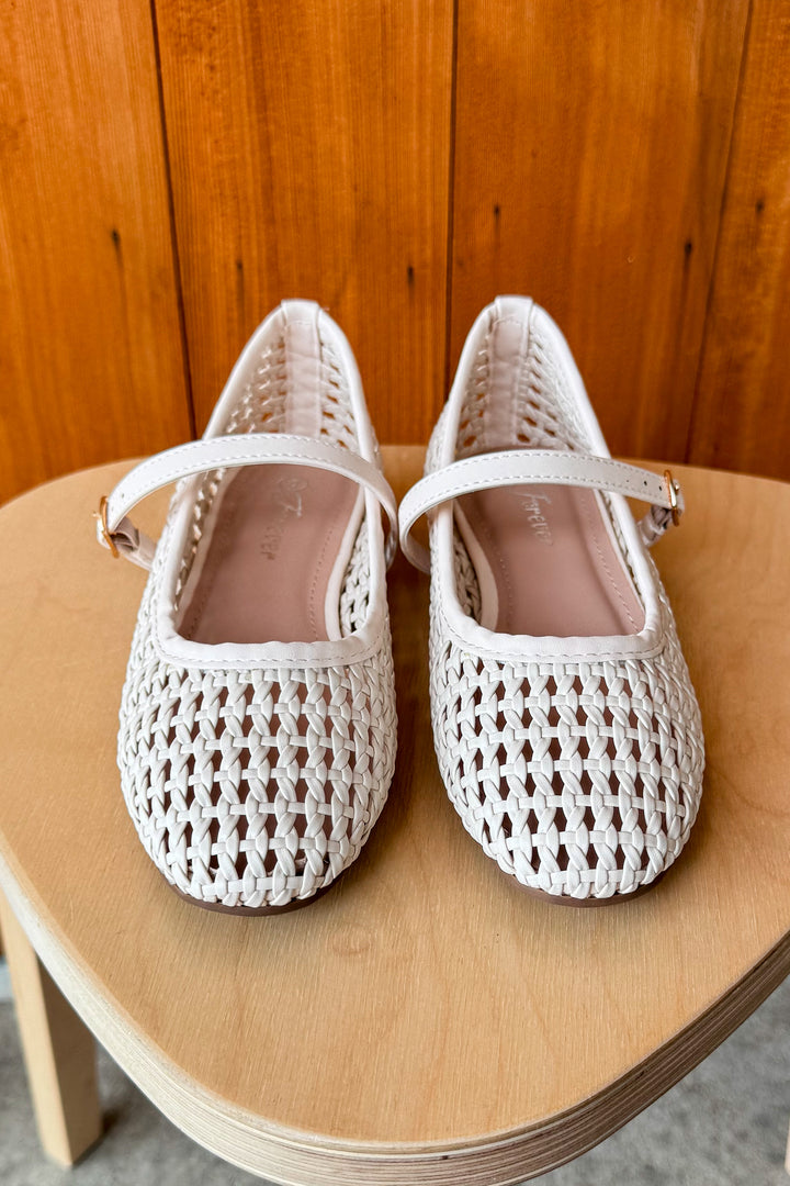 Maeve Woven Flat-Bone