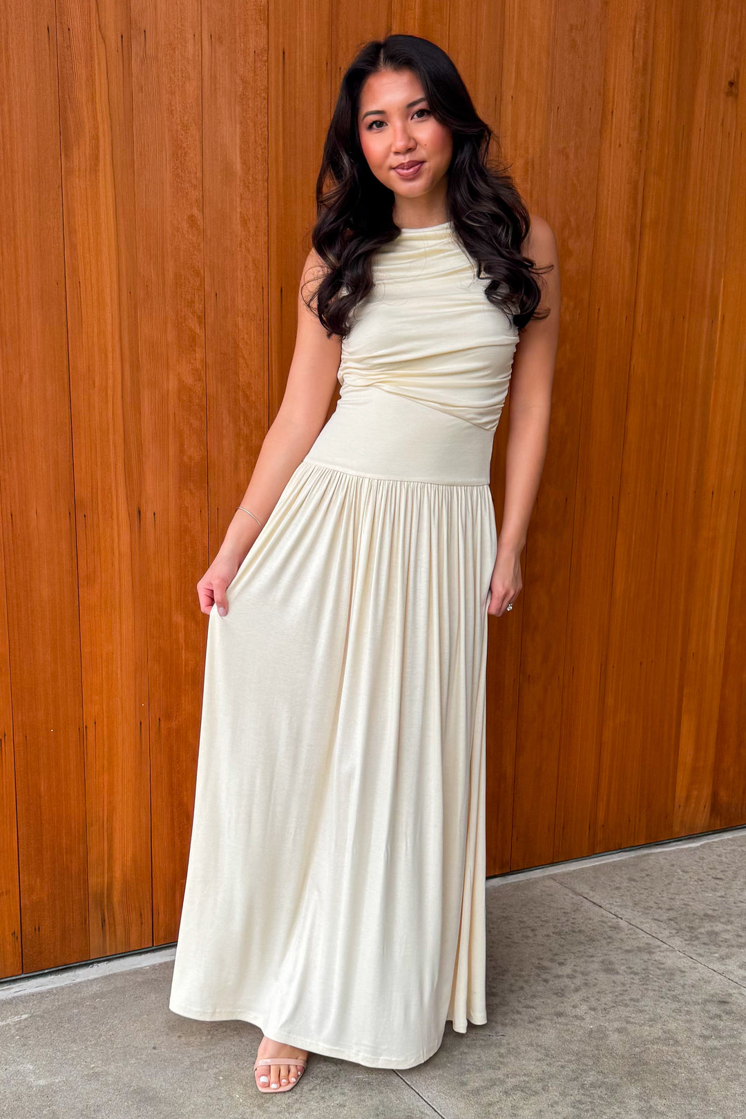 You know Me Maxi Dress - Cream Anjouil's You know Me Maxi Dress - Cream Anjouil's