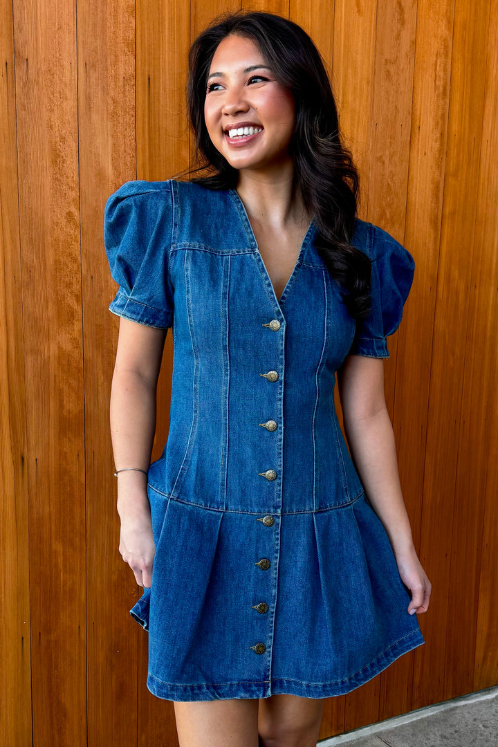 Have My Heart Denim Dress
