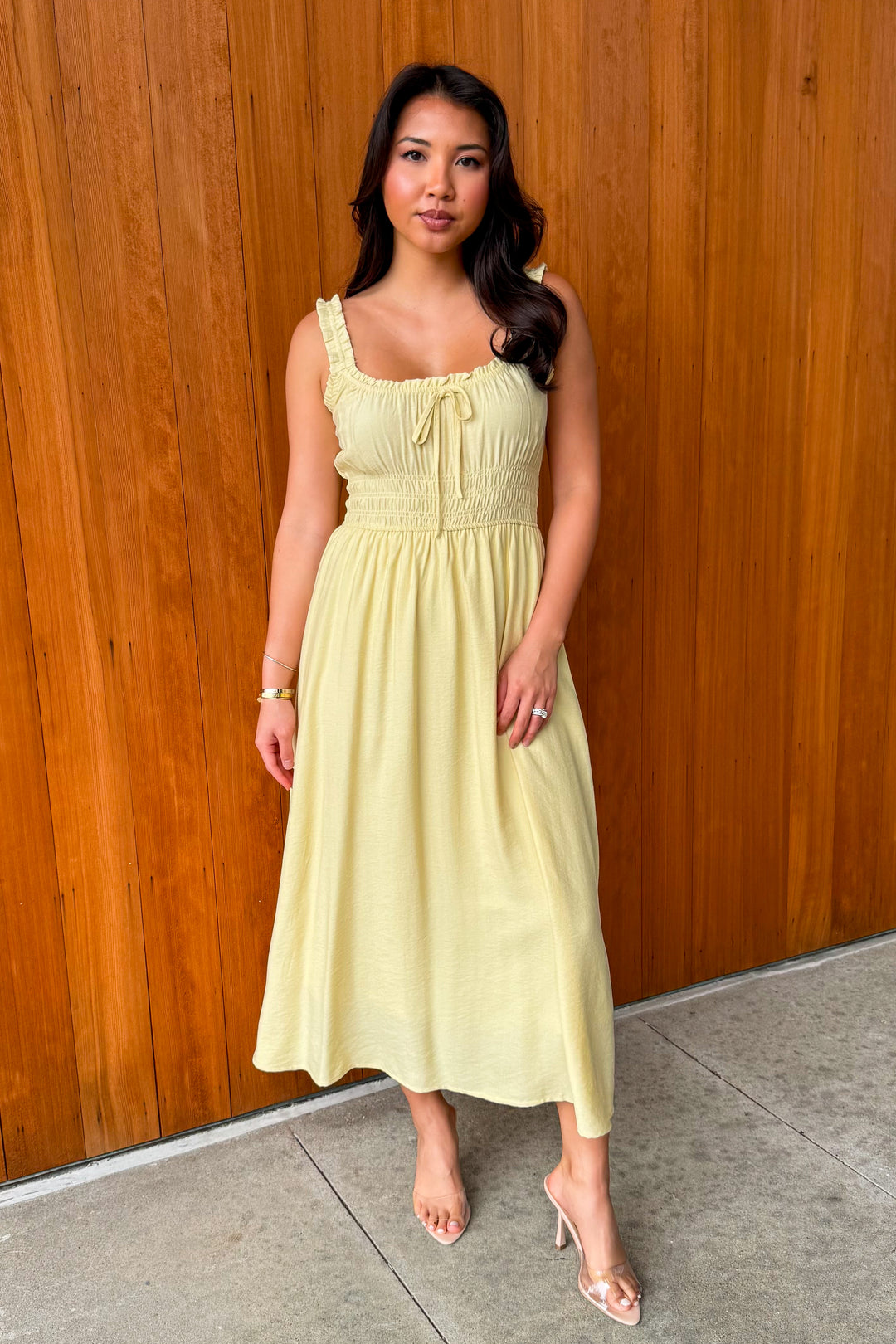 Happy Place Dress- Butter
