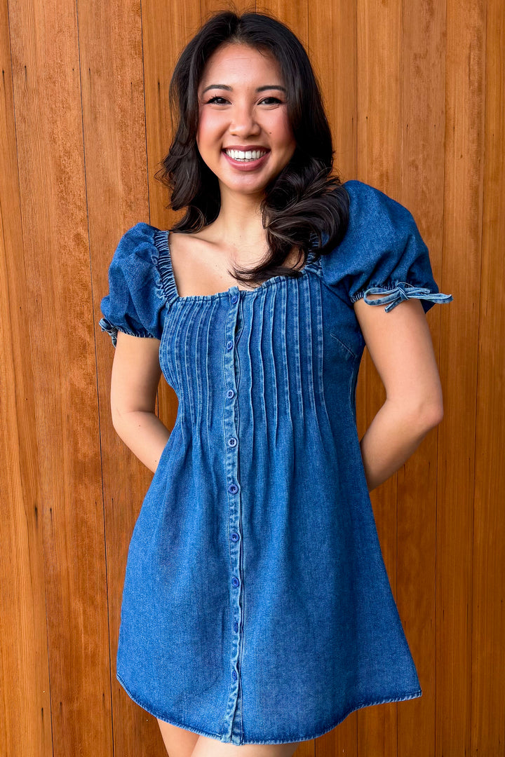 Practically Perfect Denim Mini Dress