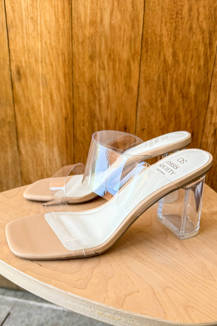 Emma Clear Invisible Block Heel