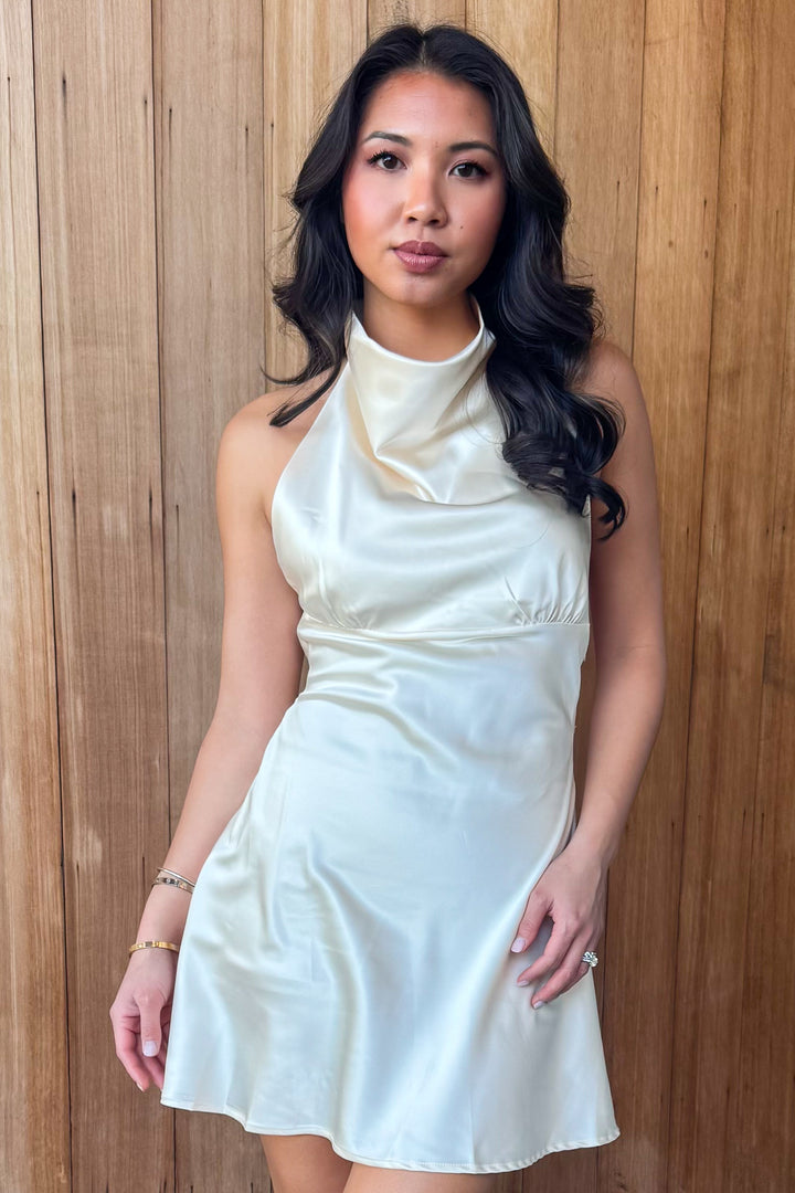 Make a Statement Halter neck Dress