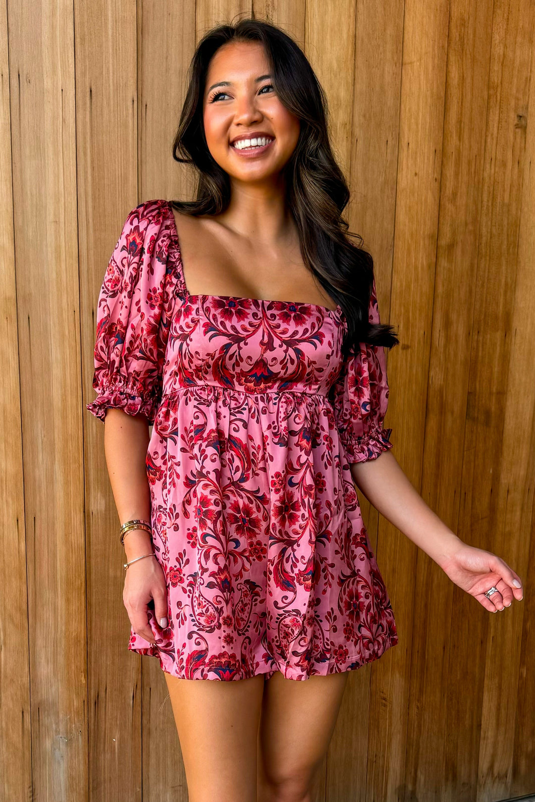 Falling Slowly Floral Romper