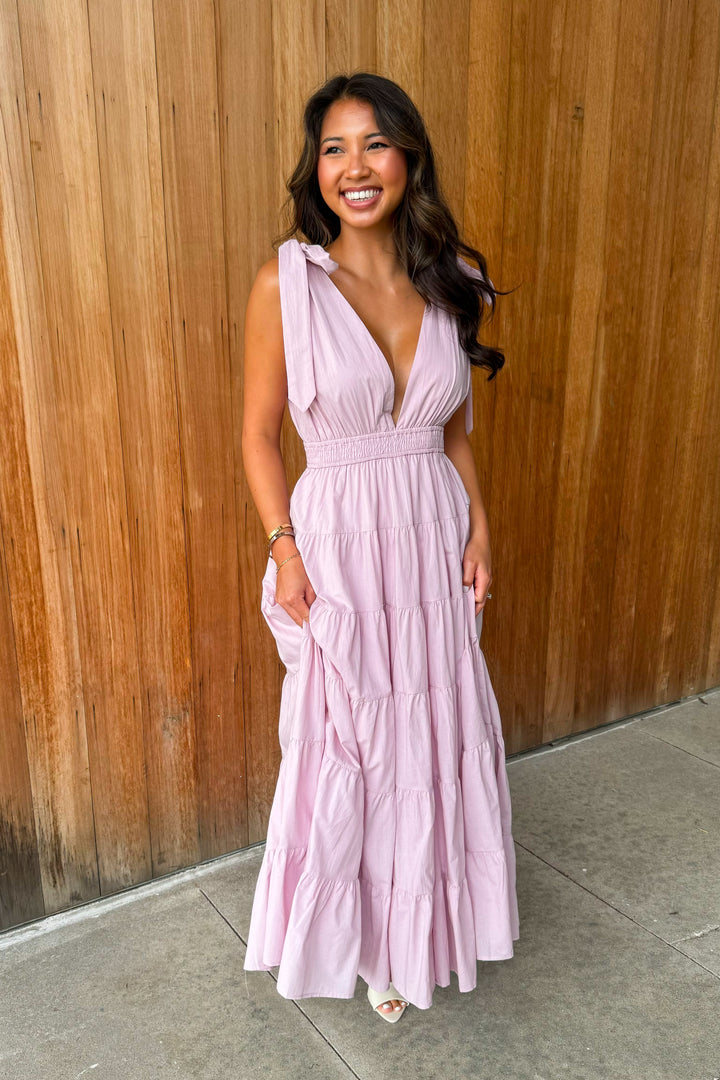 Chasing Love Mauve sleeveless Maxi Dress