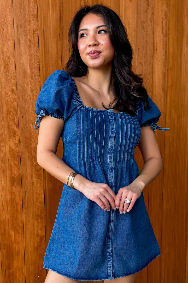 Practically Perfect Denim Mini Dress