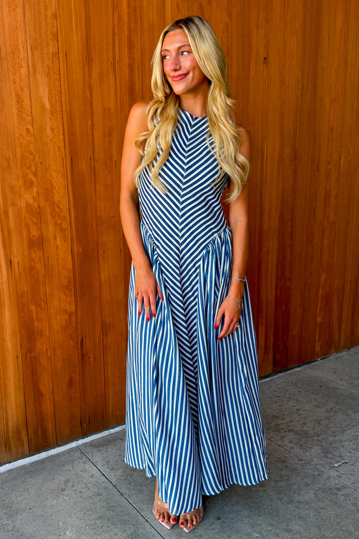 All Along Striped Dress