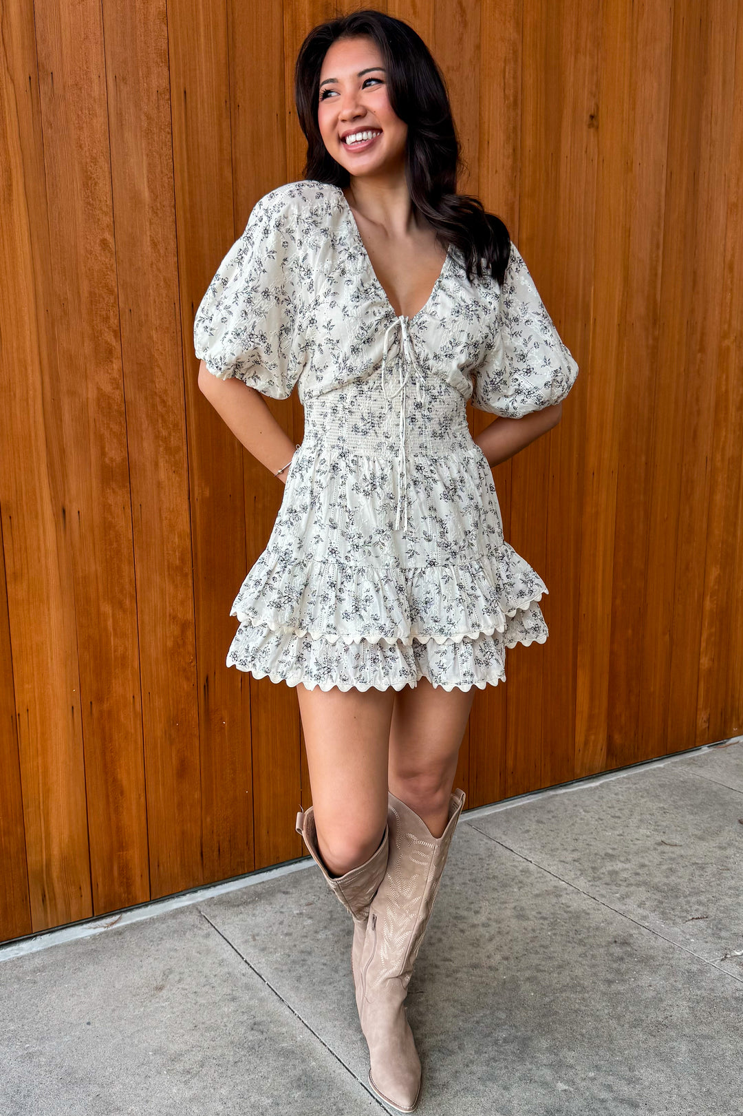 Pieces of You Floral Romper