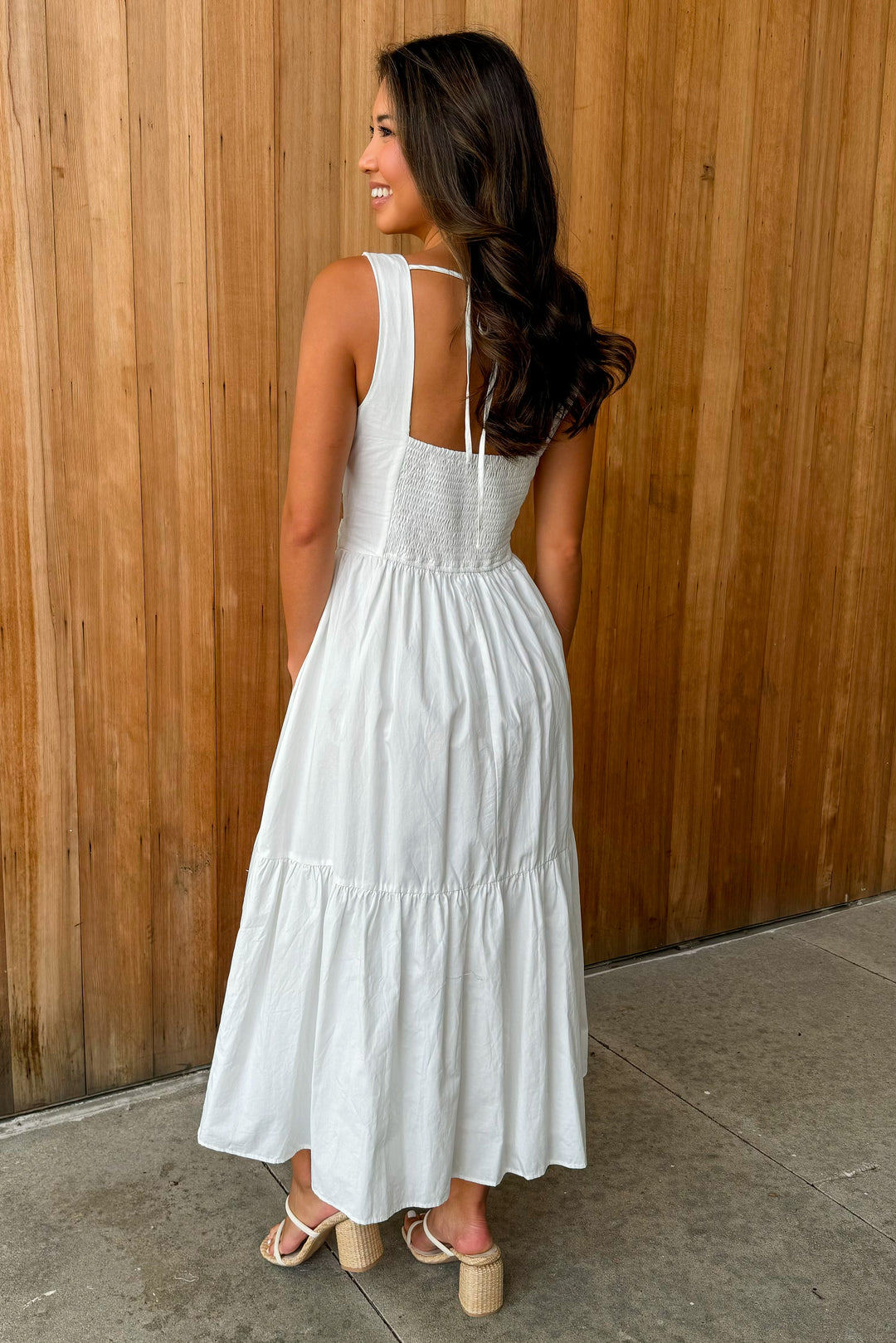 Resort Bound Ivory Midi Dress