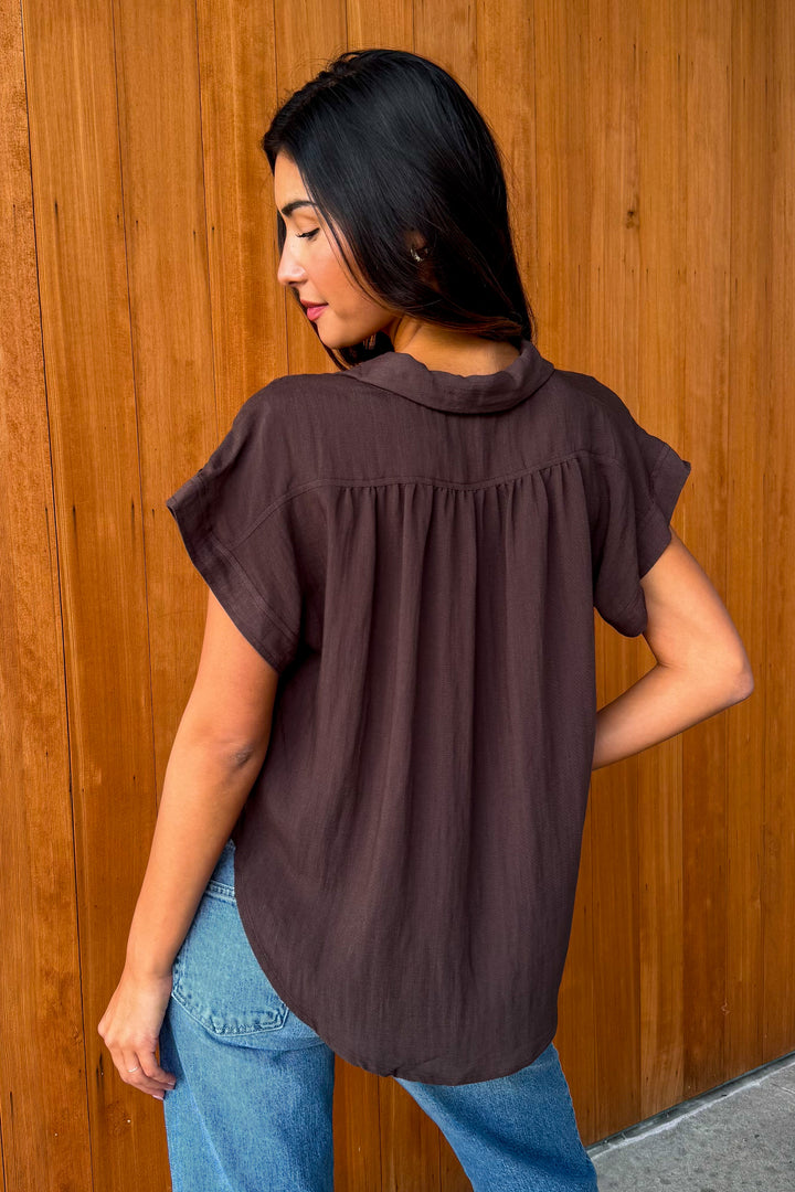 Season Reset Top- Brown