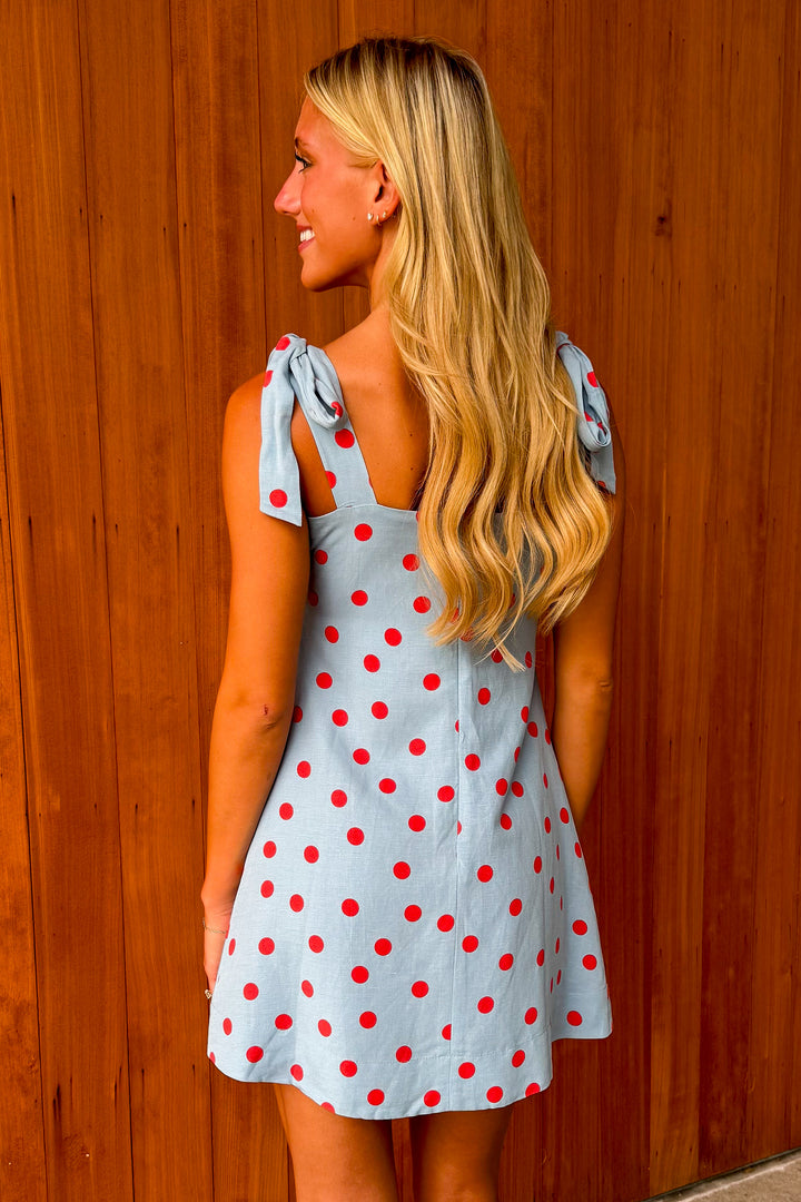 One and Only Polka Dot Mini Dress