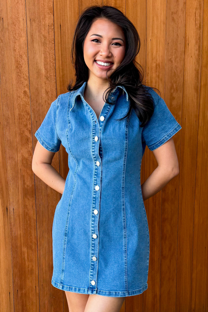 Maybe Baby Denim Dress