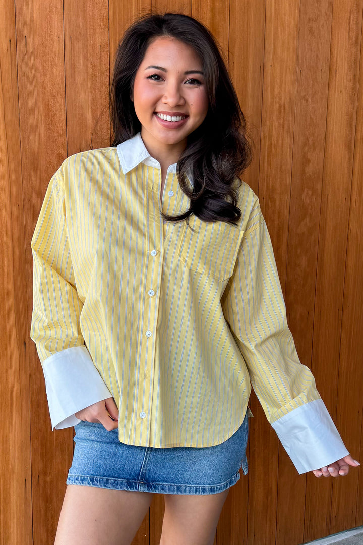 Spring Sights Collared Top