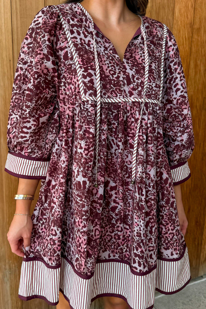 Wild Love Burgundy Dress