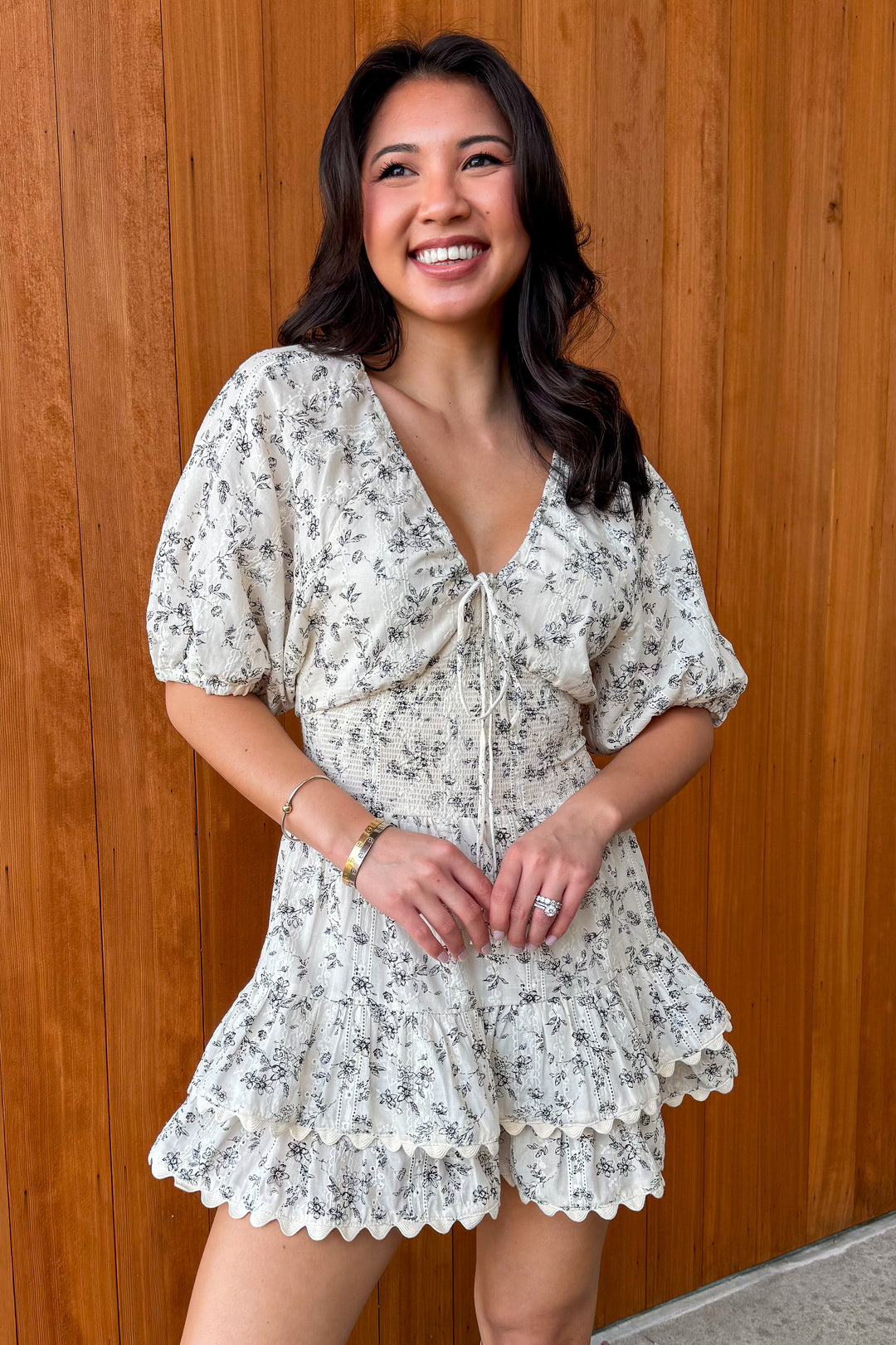 Pieces of You Floral Romper