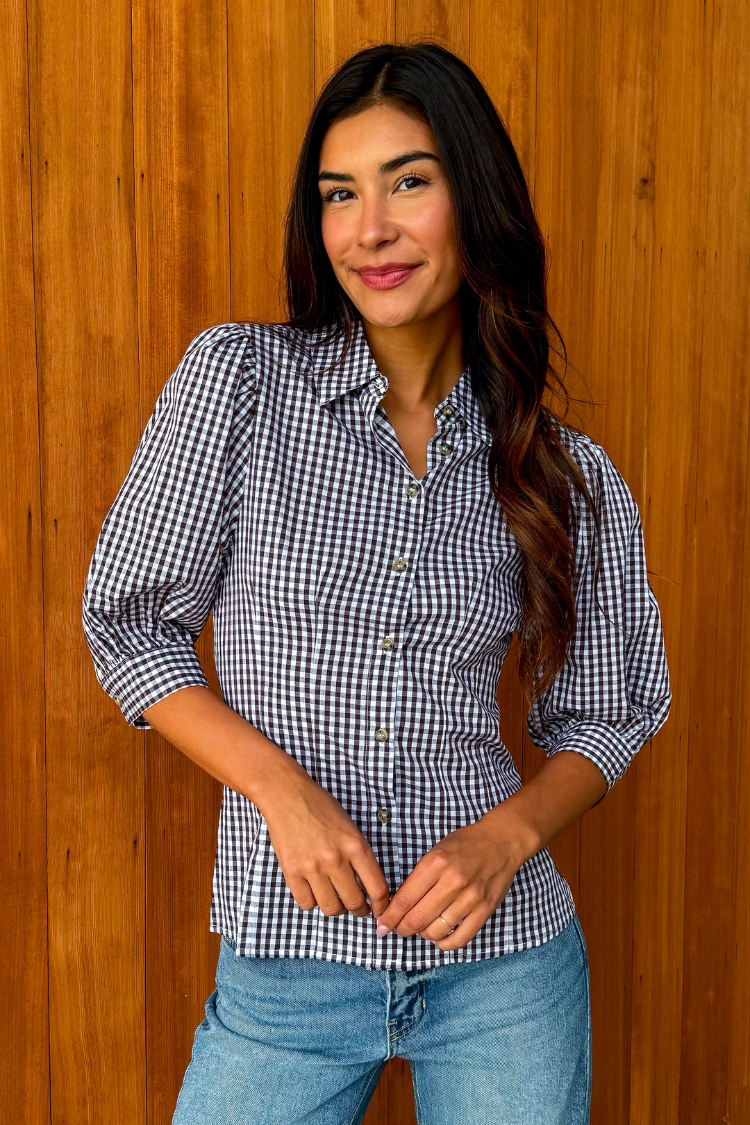 Right For You Gingham Top
