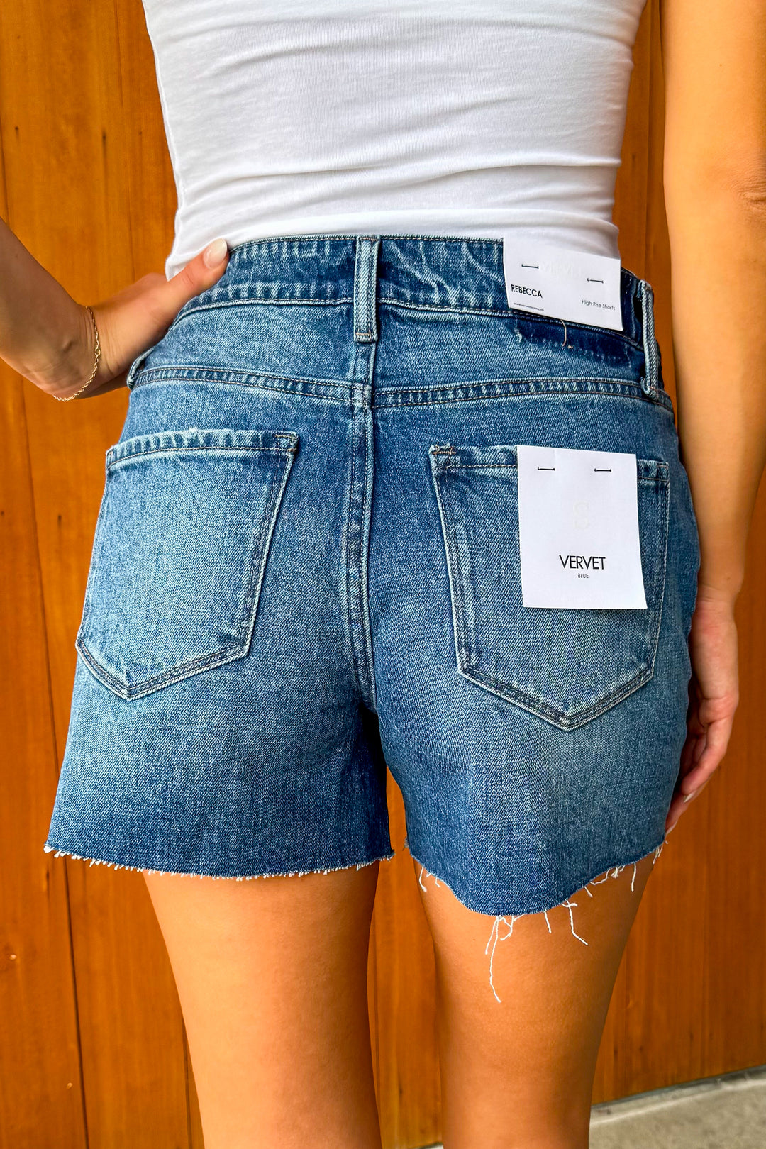 Vervet: Daylight Seeker HR Denim Shorts