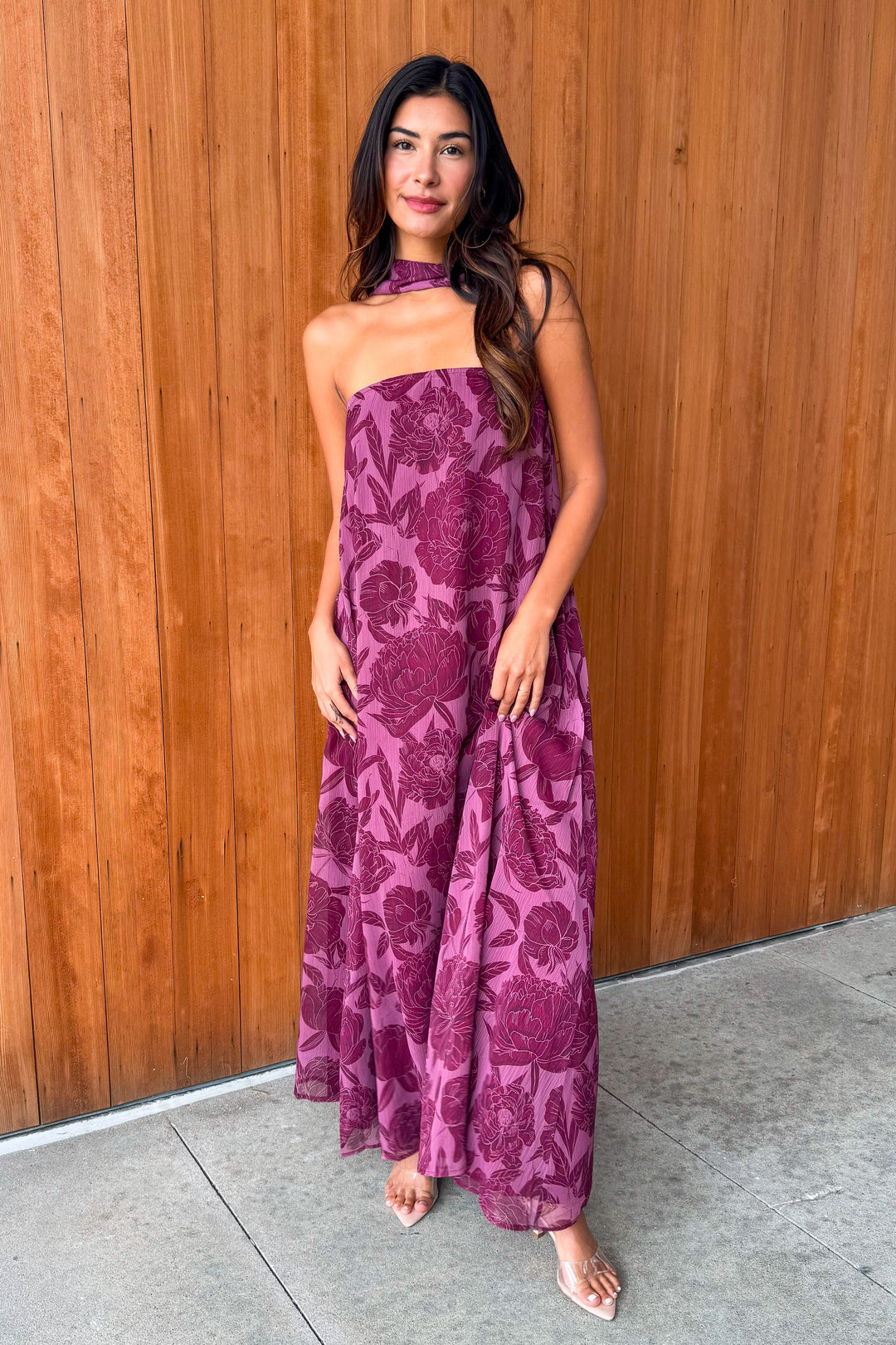 Charming Always Floral Strapless Dress