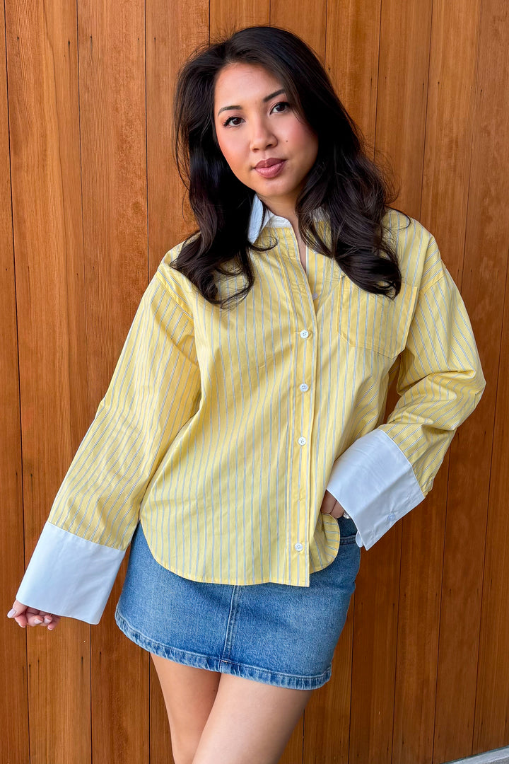 Spring Sights Collared Top