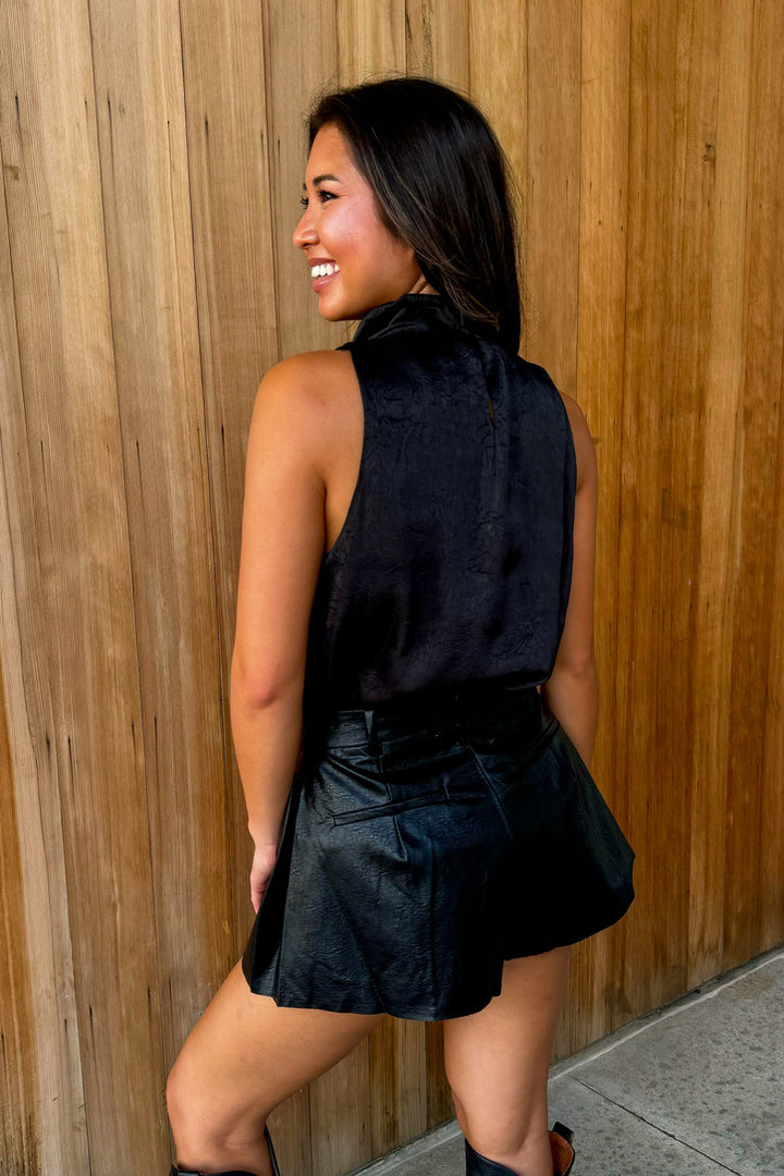 All The Reasons Sleeveless Top- Black
