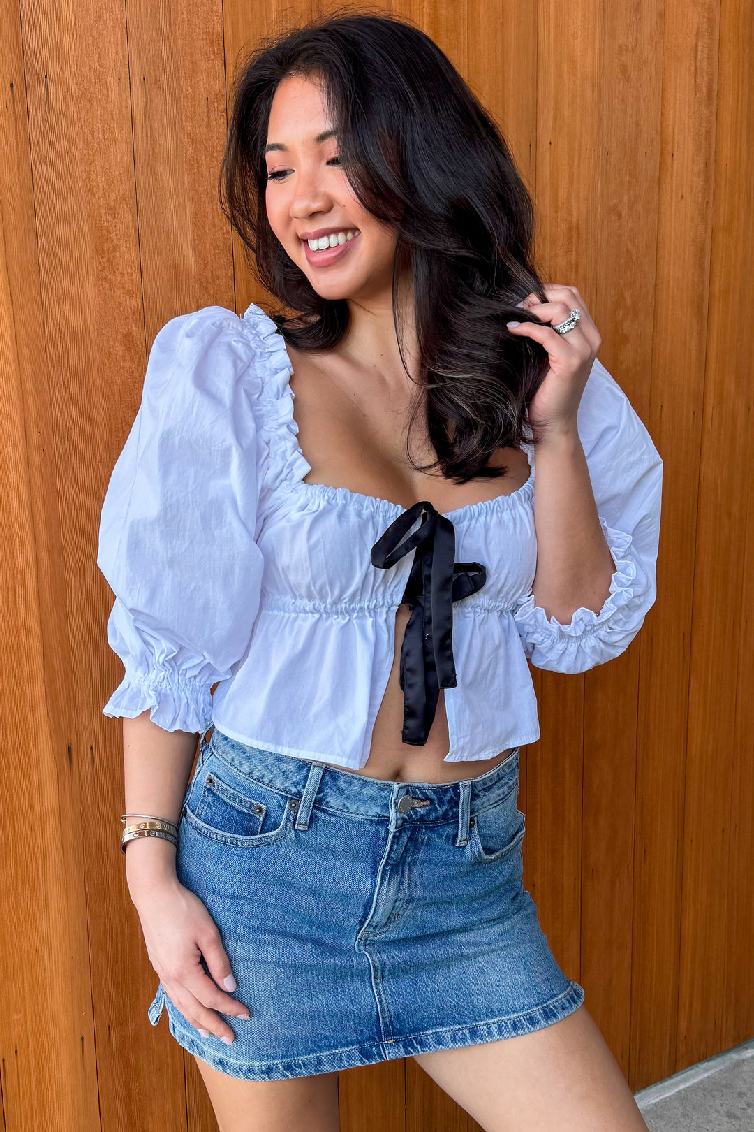 You're the One Tie Front Top