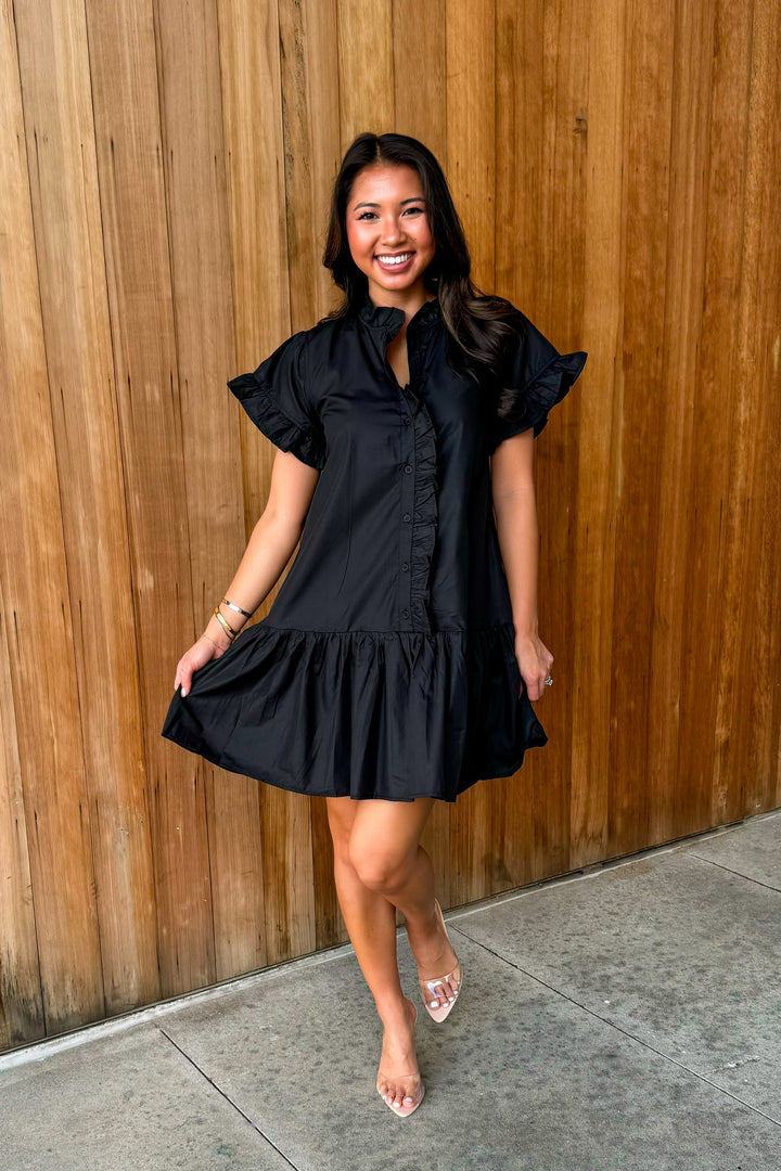 Moments in Between Dress - Black