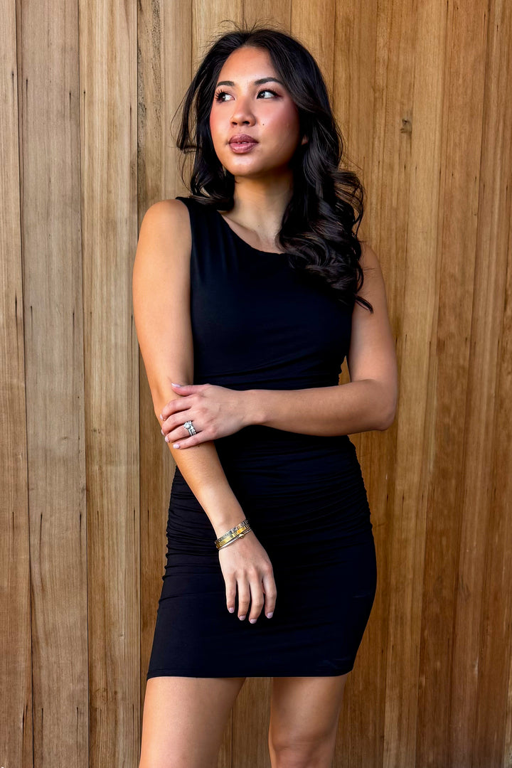 Just Right Ruched mini Dress