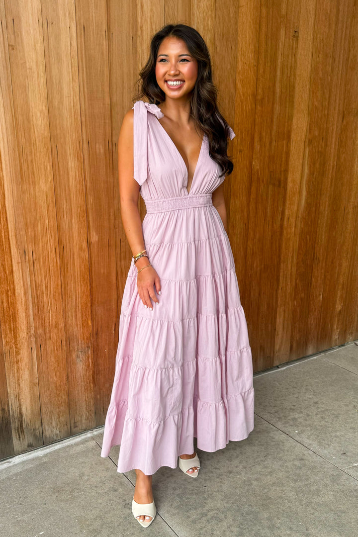 Chasing Love Mauve sleeveless Maxi Dress