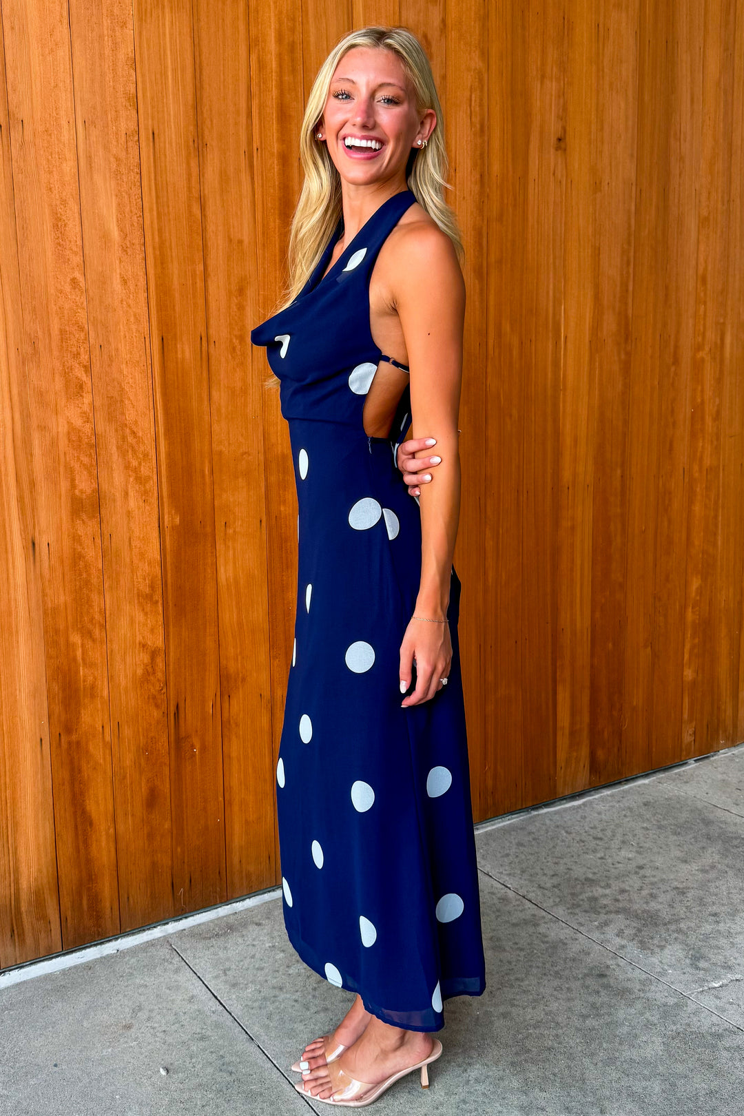 Rare Moments Polka Dot Maxi Dress
