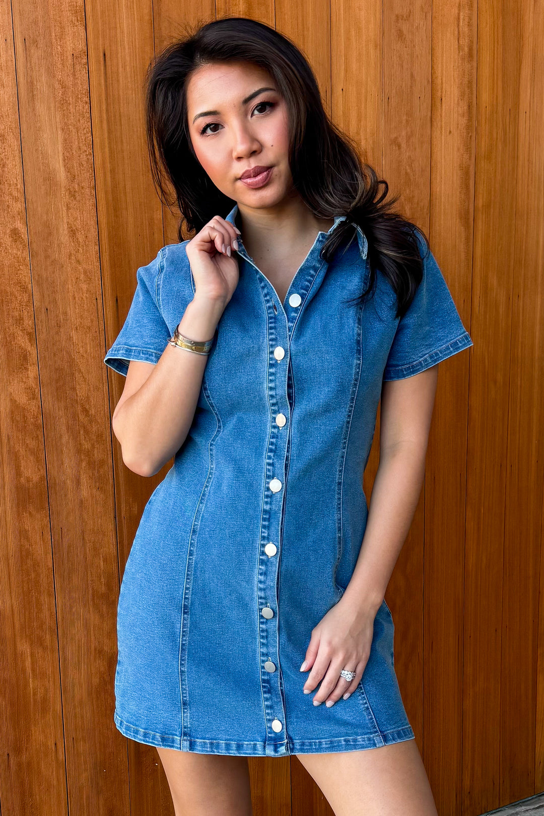 Maybe Baby Denim Dress