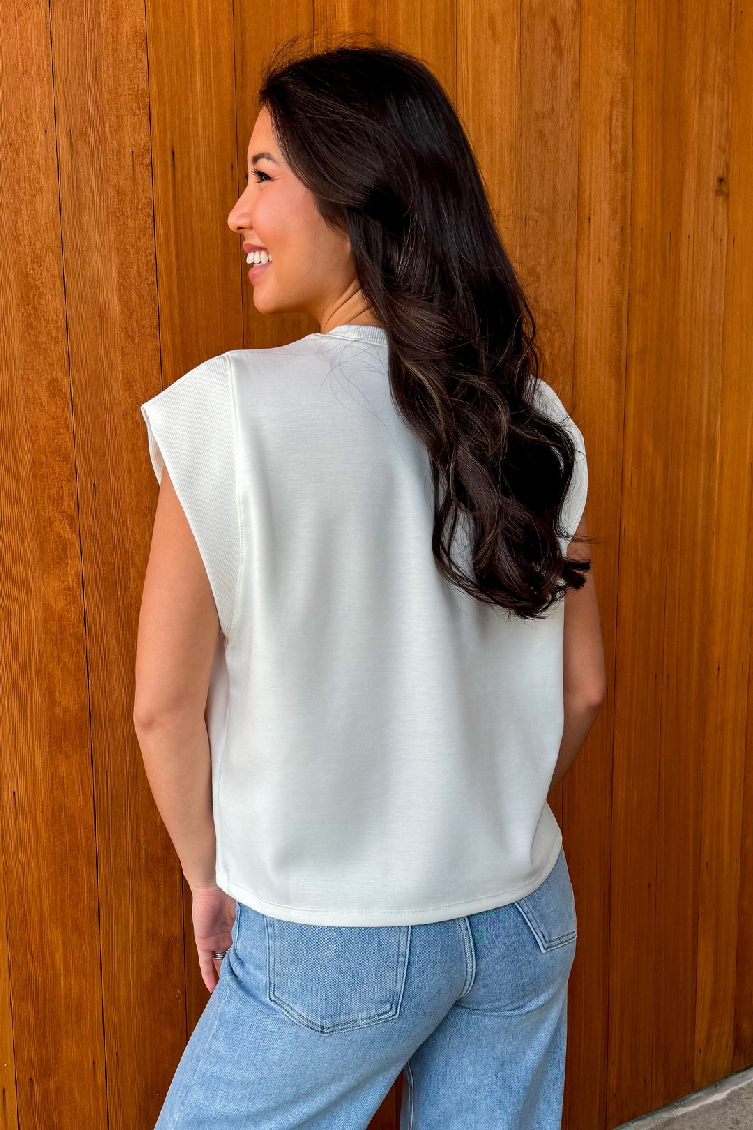 Easy Love Top- Off White