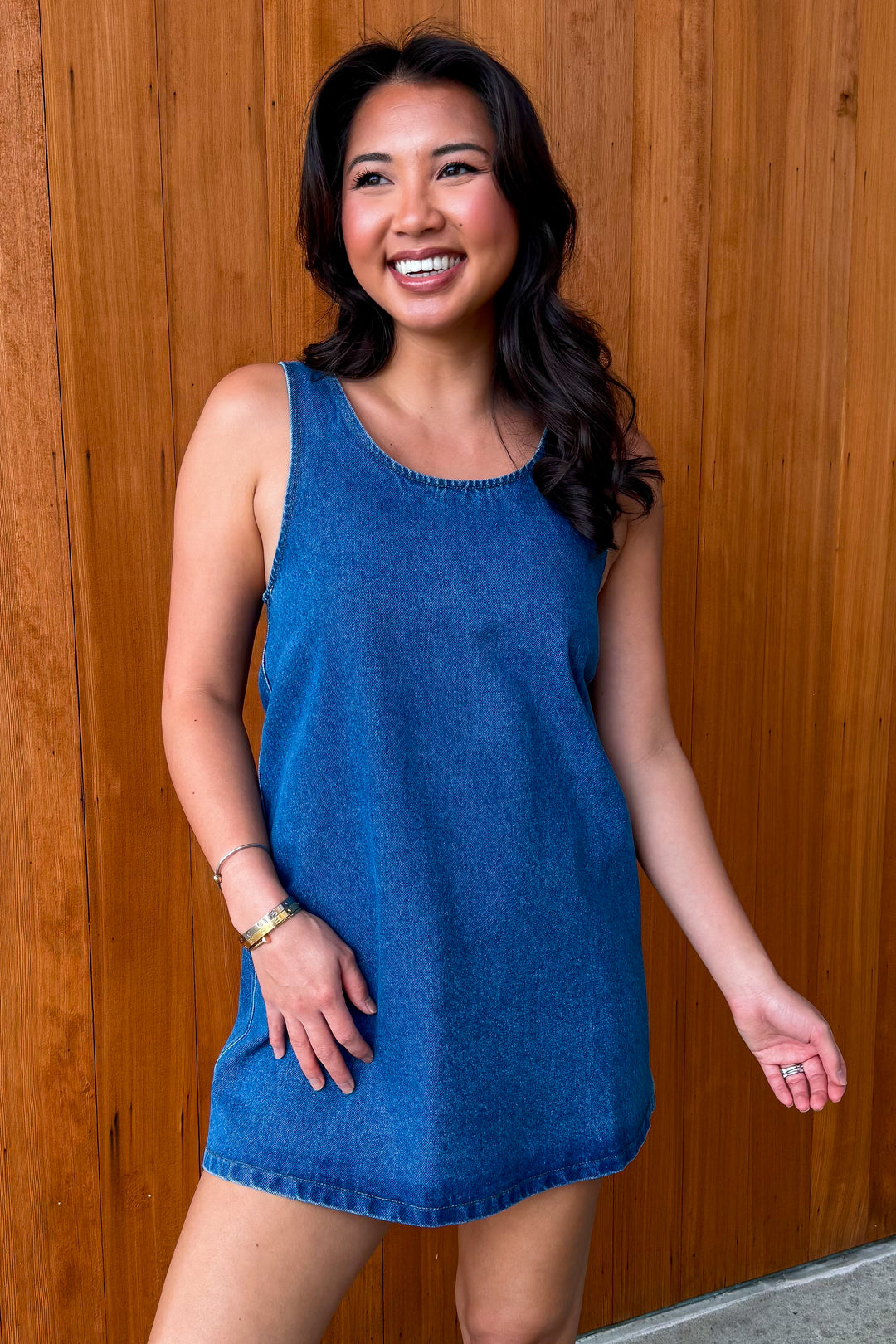 Best of Everything Denim Mini Dress
