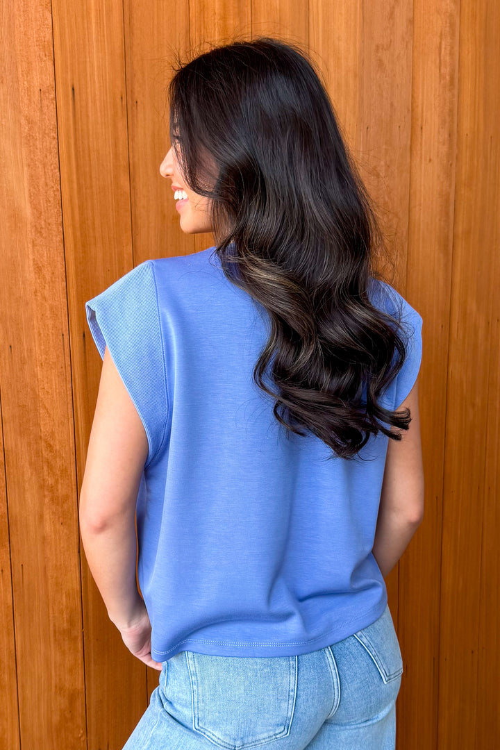 Easy Love Top- Blue