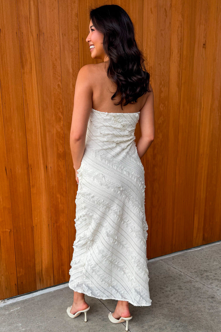 Like a Vision Frill Lace Maxi Dress