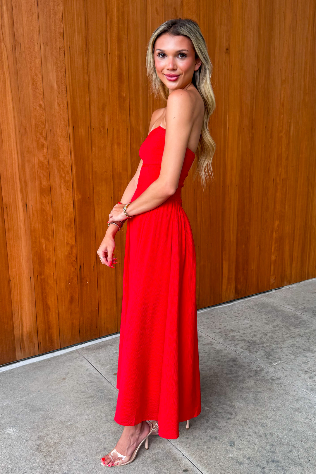 Key to My Heart Dress - Red