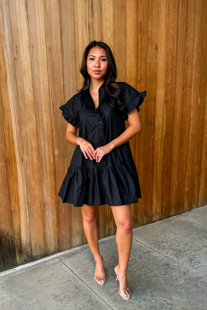 Moments in Between Dress - Black
