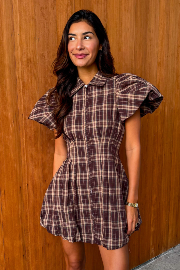 Fall Crush Plaid Dress