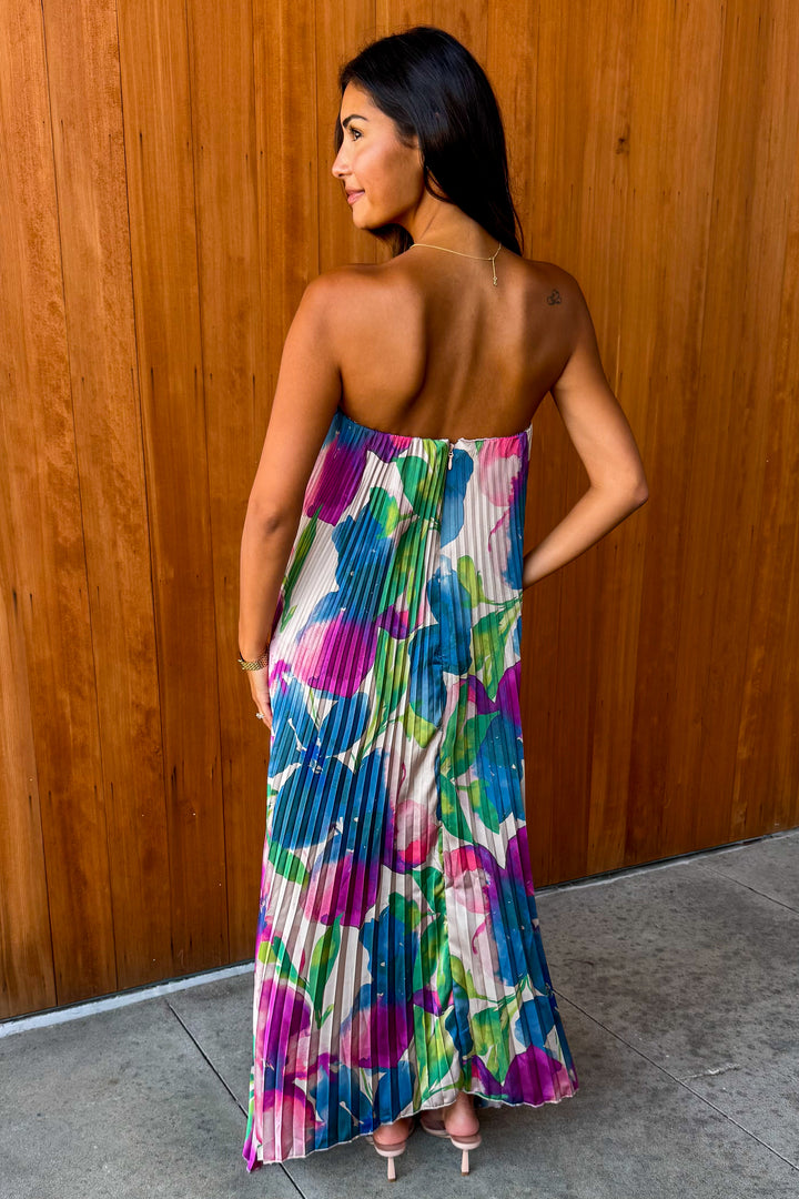 Blooming Love Strapless Dress